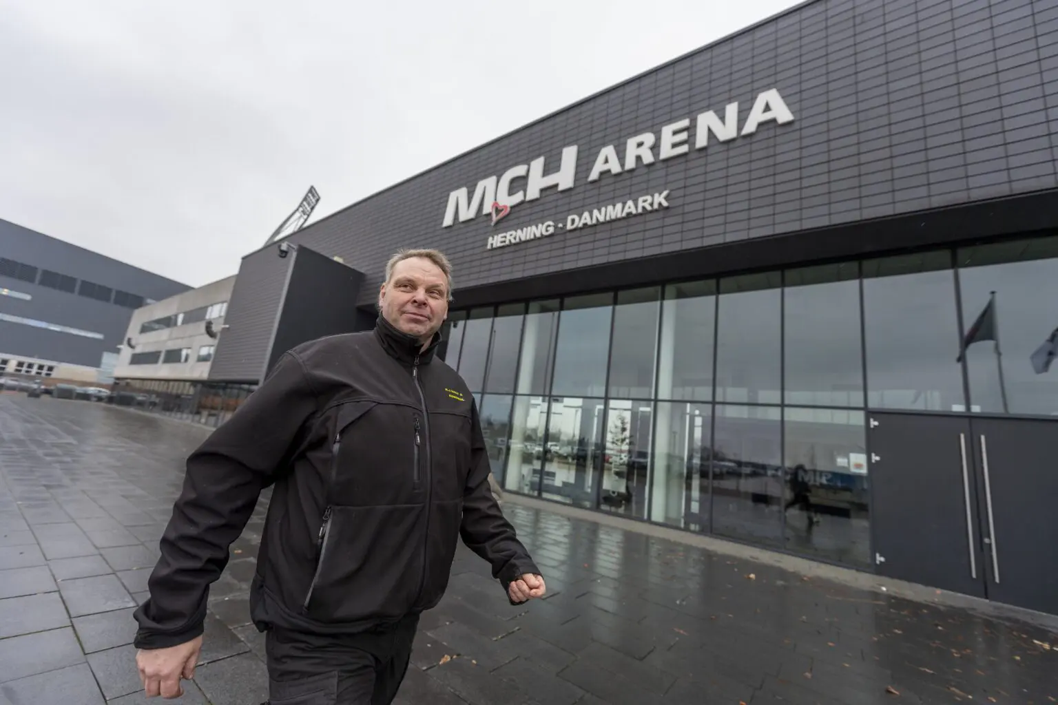 Fodboldvagt ved MCH Arena i Herning