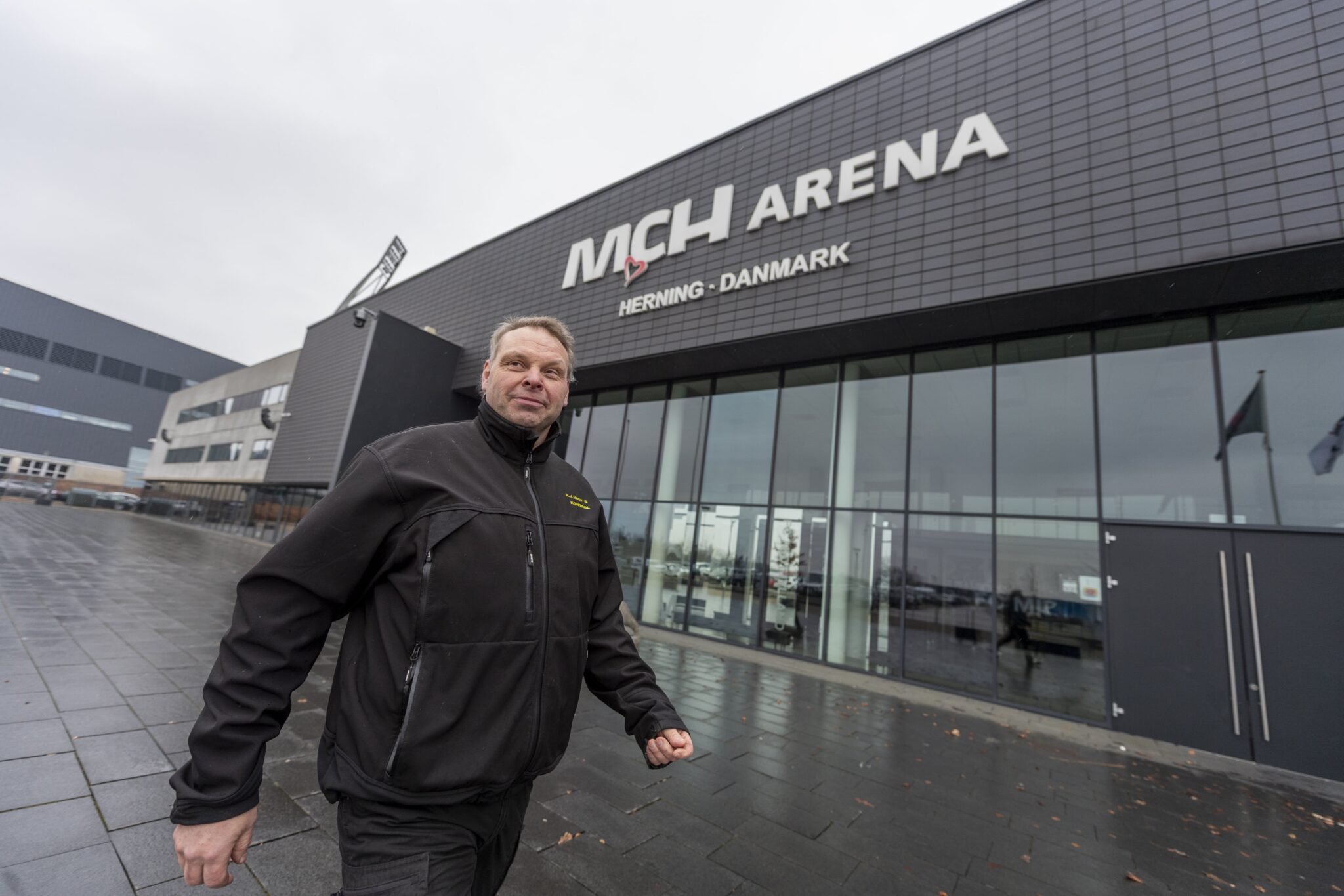Fodboldvagt ved MCH Arena i Herning